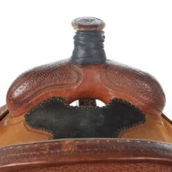 NRS Used 13.5in Reinsman Saddlery Team Roper -Rustic Cowgirl Sales 01 1021TR 3