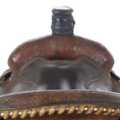 NRS Used 15.5in HR Saddlery Team Roper -Rustic Cowgirl Sales 01 1042TR 3