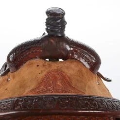 NRS Used 14.5in Rabe Rabon Team Roper 5 NRS Used 14.5in Rabe Rabon Team Roper -Rustic Cowgirl Sales 01 1110TR 2