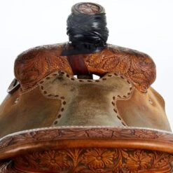 NRS Used 14.5in Swan Saddlery Team Roper -Rustic Cowgirl Sales 01 1117TR 03