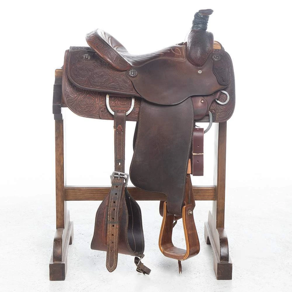 NRS Used 14.5in. Coats Saddlery Team Roper 2 NRS Used 14.5in. Coats Saddlery Team Roper - Image 2