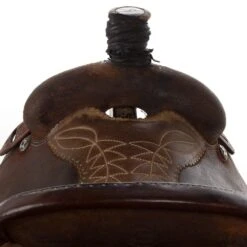 NRS Used 15in Cactus Saddlery Team Roper -Rustic Cowgirl Sales 01 838TR 2