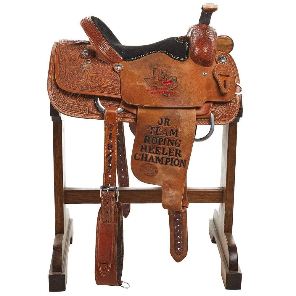NRS Used 14.5 Teskey`s Saddlery Trophy Team Roper 2 NRS Used 14.5 Teskey`s Saddlery Trophy Team Roper - Image 2