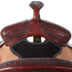 NRS Used 14.5in Scott Thomas Trophy Team Roper -Rustic Cowgirl Sales 01 942TR 3