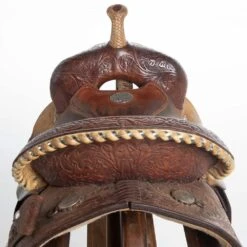 NRS Used 14in. Circle Y Barrel Saddle -Rustic Cowgirl Sales 02 273BR 2