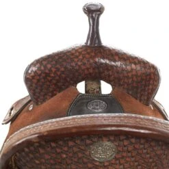 NRS Used 13in Double J Barrel Saddle -Rustic Cowgirl Sales 02 324BR 3