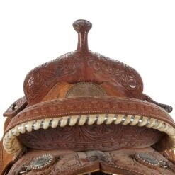 NRS Used 14in Loredo Barrel Saddle 5 NRS Used 14in Loredo Barrel Saddle -Rustic Cowgirl Sales 02 392BR 3