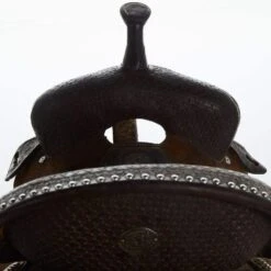 NRS Used 14in Double J Barrel Saddle -Rustic Cowgirl Sales 02 418BR 03