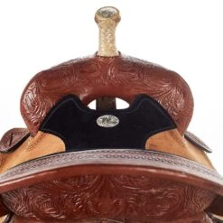 NRS Used 14in Kelly Kaminski Barrel Saddle 5 NRS Used 14in Kelly Kaminski Barrel Saddle -Rustic Cowgirl Sales 02 433BR 2