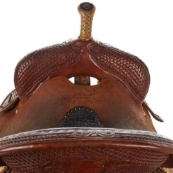 NRS Used 14in Trailer Ranch Barrel Saddle -Rustic Cowgirl Sales 02 435BR 2