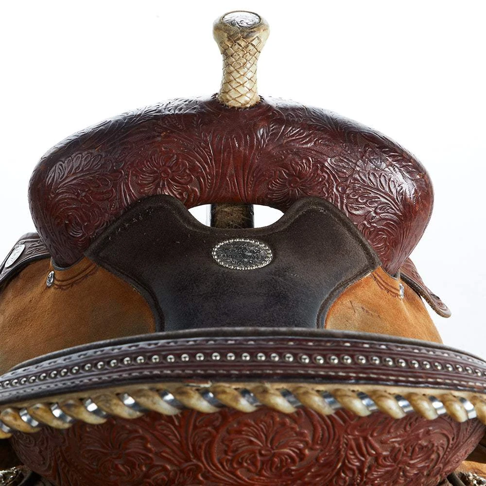 NRS Used 14in Circle Y Barrel Saddle 3 NRS Used 14in Circle Y Barrel Saddle - Image 3