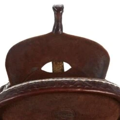 NRS Used 13in Teskeys Barrel Saddle -Rustic Cowgirl Sales 02 442BR 2