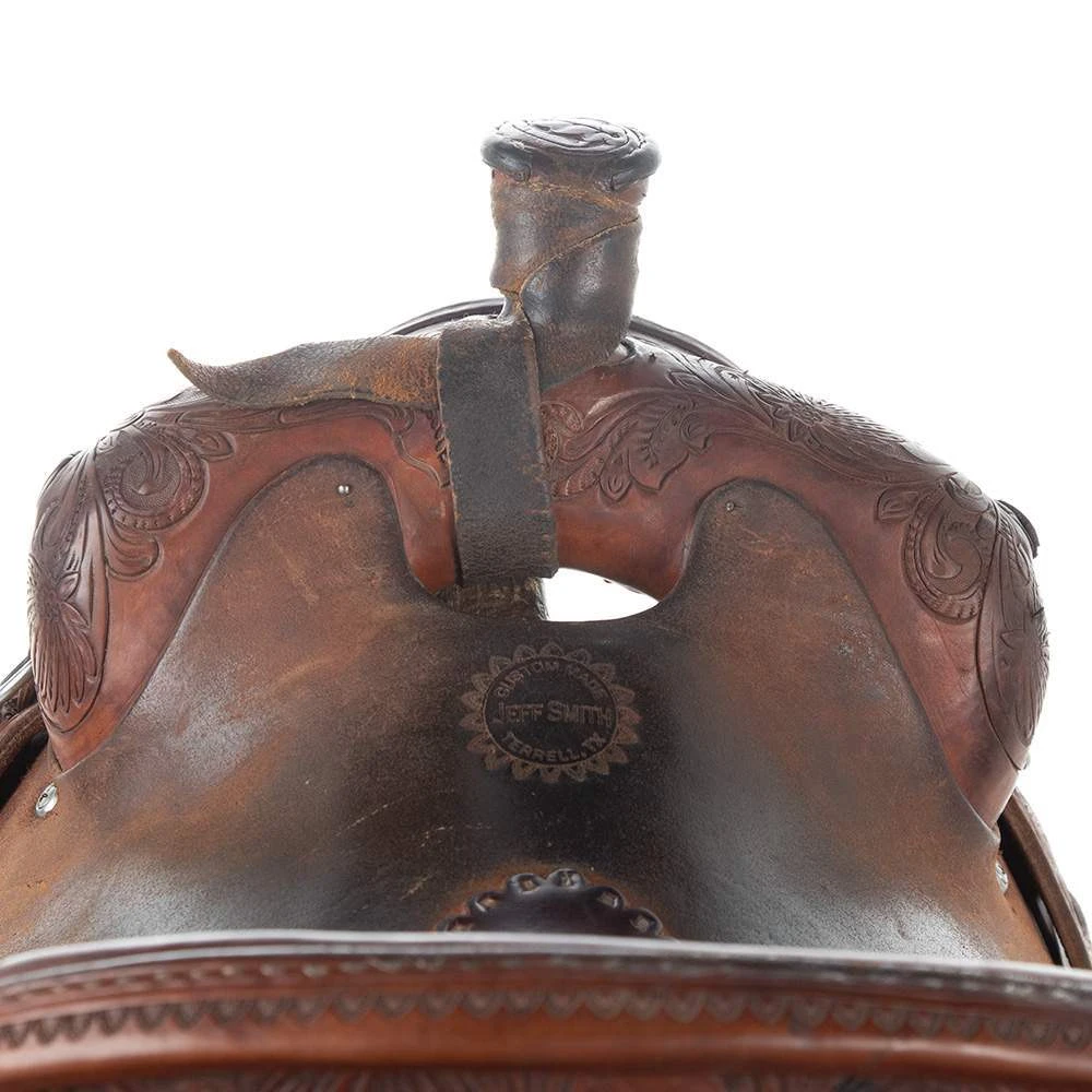 NRS Used 16in Jeff Smith Cowboy Saddle Ranch Roper 3 NRS Used 16in Jeff Smith Cowboy Saddle Ranch Roper - Image 3