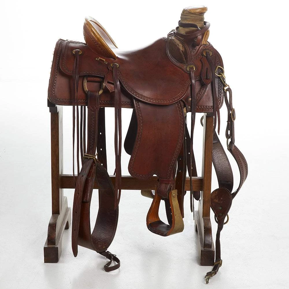NRS Used 15in CA Sharp Saddlery Wade Saddle 2 NRS Used 15in CA Sharp Saddlery Wade Saddle - Image 2