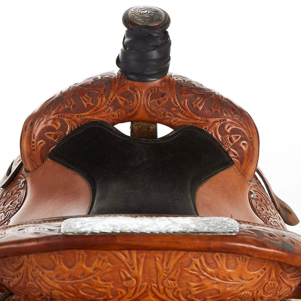 NRS Used 15.5in Circle Y Pleasure Saddle 3 NRS Used 15.5in Circle Y Pleasure Saddle - Image 3