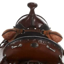 NRS Used 17in Double Creek Henry Miller Trail Saddle 5 NRS Used 17in Double Creek Henry Miller Trail Saddle -Rustic Cowgirl Sales 05 078T 2