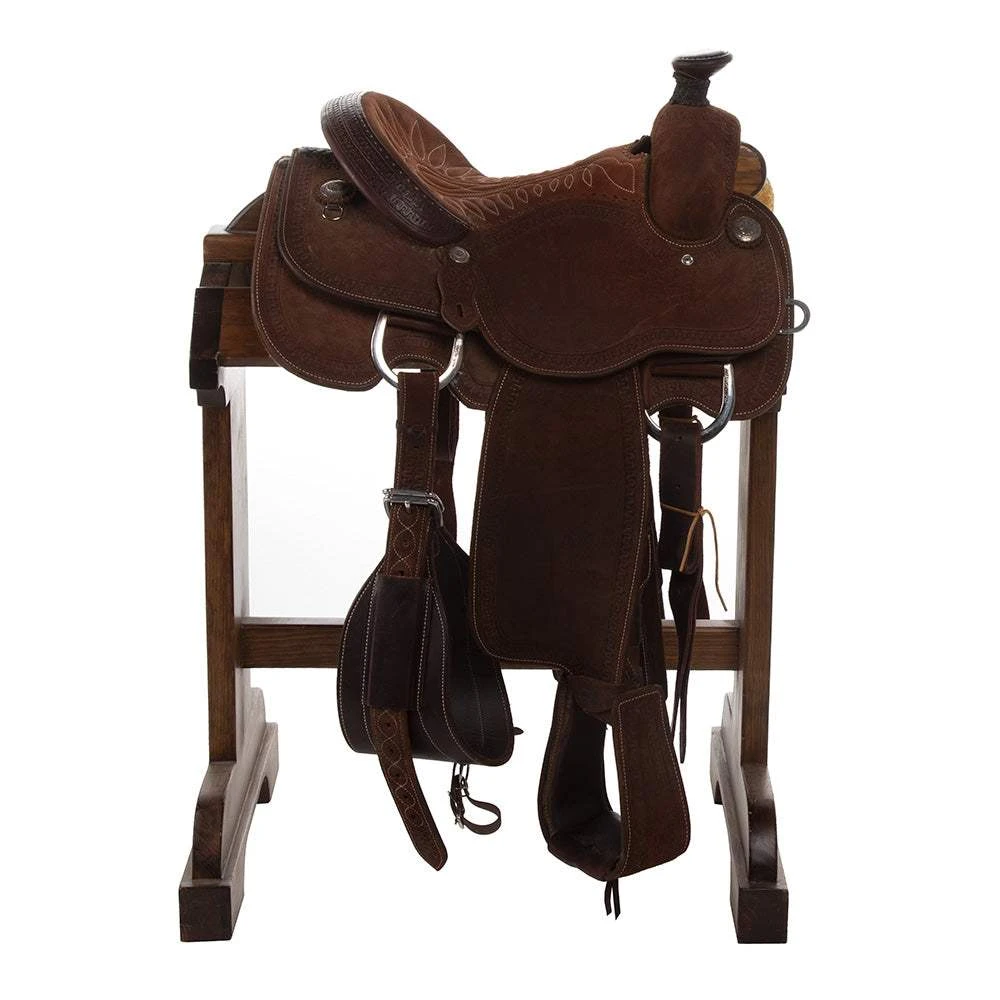 NRS Used 14in Martin Joe Beaver Calf Roper 2 NRS Used 14in Martin Joe Beaver Calf Roper - Image 2