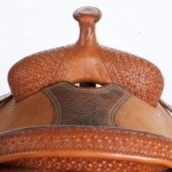 NRS Used 13.5in Slone Trophy Calf Roper -Rustic Cowgirl Sales 08 077CR 2