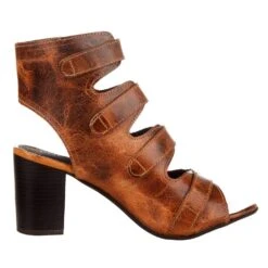 Roper Womens Footwear Milo Brown Vintage Leather Heel -Rustic Cowgirl Sales 09 021 0946 2731 5