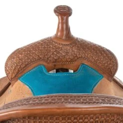 NRS Used 11.5in HF And C Saddlery Barrel Saddle -Rustic Cowgirl Sales 10 038YBR 2