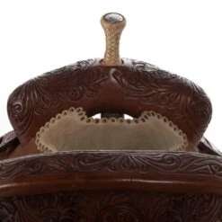 Used 12in NRS Competitor Barrel Saddle -Rustic Cowgirl Sales 10 039YBR 2