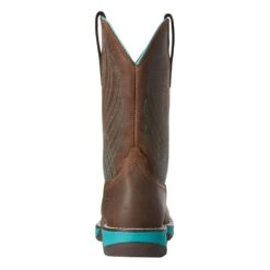 Ariat Ladies Anthem Java Soft Toe Work Boot -Rustic Cowgirl Sales 10027247 2