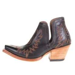 Ariat Women's Dixon Black Western Bootie -Rustic Cowgirl Sales 10029653 2