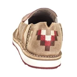 Ariat Women's Ariat Brown Bomber Crackled White Deco Cruiser -Rustic Cowgirl Sales 10038485 3