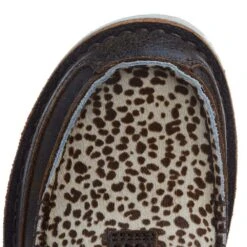 Ariat Women's Cruiser Vintage Bomber/ Cheetah Hair On Casual -Rustic Cowgirl Sales 10046978 06