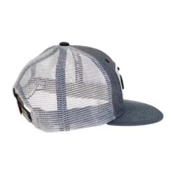 Ropesmart Rope Smart Gray Patch Logo Trucker Snapback -Rustic Cowgirl Sales 102GGPATCH 5