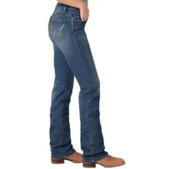 Wrangler Women's The Ultimate Riding Bootcut Jean -Rustic Cowgirl Sales 112328569 02
