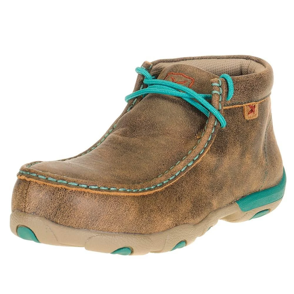 Twisted X Women's Bomber Turqupise Alloy Toe Driving Moc 1 Twisted X Women's Bomber Turqupise Alloy Toe Driving Moc