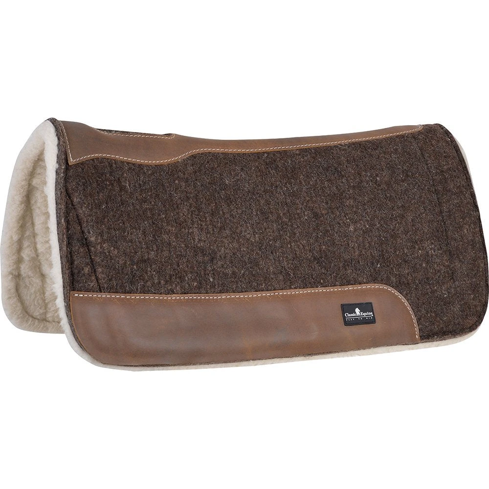 Classic Blended Felt/Fleece 3/4in. Saddle Pad 31in.x33in. 1 Classic Blended Felt/Fleece 3/4in. Saddle Pad 31in.x33in.