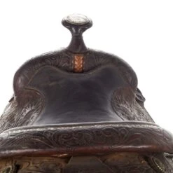 NRS Used 15.5in Longhorn All Around Saddle -Rustic Cowgirl Sales 12 042AA 2