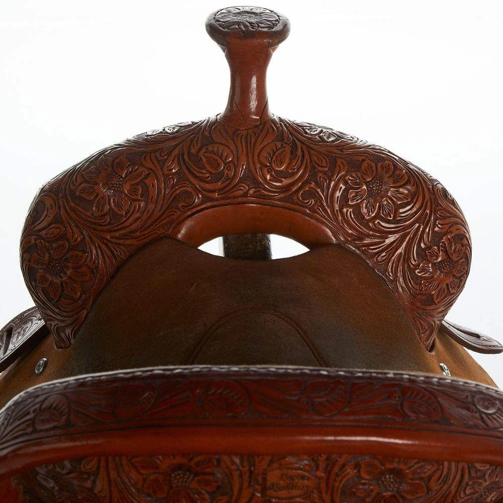 NRS Used 13.5in Cactus All Around Saddle 3 NRS Used 13.5in Cactus All Around Saddle - Image 3