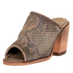 Liberty Black Women's Liberty Black Python Verde Mule