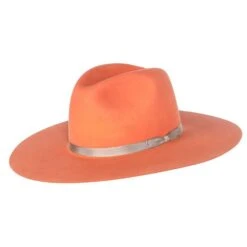 Rodeo King Coral Tracker Silvery Belly Band 4in. Brim Fashion Hat