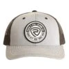 Men's Rock N Roll Cowboy Grey Round Logo Cap