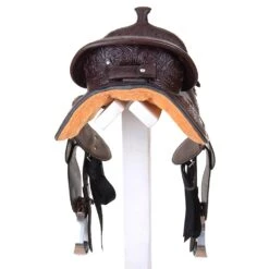 Circle Y Saddlery 14.5in. Tammy Fischer Treeless Barrel Racer 5 Circle Y Saddlery 14.5in. Tammy Fischer Treeless Barrel Racer -Rustic Cowgirl Sales 1307 G45C 05 B