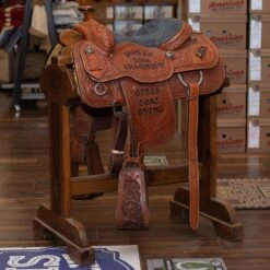 NRS Used 14in. Lazy L Trophy Team Roper