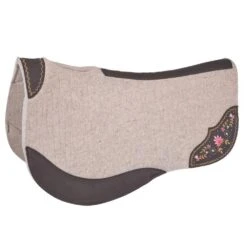 Reinsman Limited Edition 3/4in. Floral Embroidered Drop Rig Saddle Pad