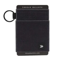 Thread Wallets Black Elastic Wallet