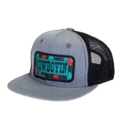 Toddler Cowboyin 5.0 Black/Gray Cap