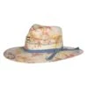 Charlie 1 Horse Big Splash Splattered 3 3/4in. Brim Straw Fashion Hat