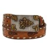 Women's Brands Belt With Brands Buckle