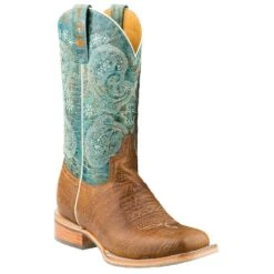 Tin Haul Footwear Womens Yee-Haw Paisley Print Cowgirl Boots -Rustic Cowgirl Sales 14 021 0077 1388 11