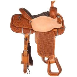 Nrs Pro Series 7/8 Breed Oak And Acorn Waffle Team Roper 7 Nrs Pro Series 7/8 Breed Oak And Acorn Waffle Team Roper -Rustic Cowgirl Sales 1401006 2