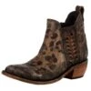 Liberty Black Women`s Liberty Black Cheetah Bootie
