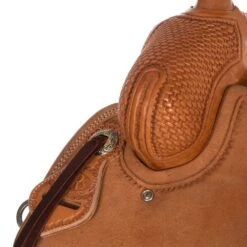 Nrs Competitors Natural 1/2 Breed Basket Stamp Olin Young Ranch Roper Saddle -Rustic Cowgirl Sales 1410329 41