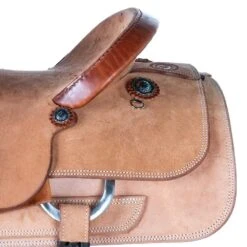 Nrs Competitors NRS Competitor's Series Natural Full Rough Out Team Roper Saddle -Rustic Cowgirl Sales 1411853 31